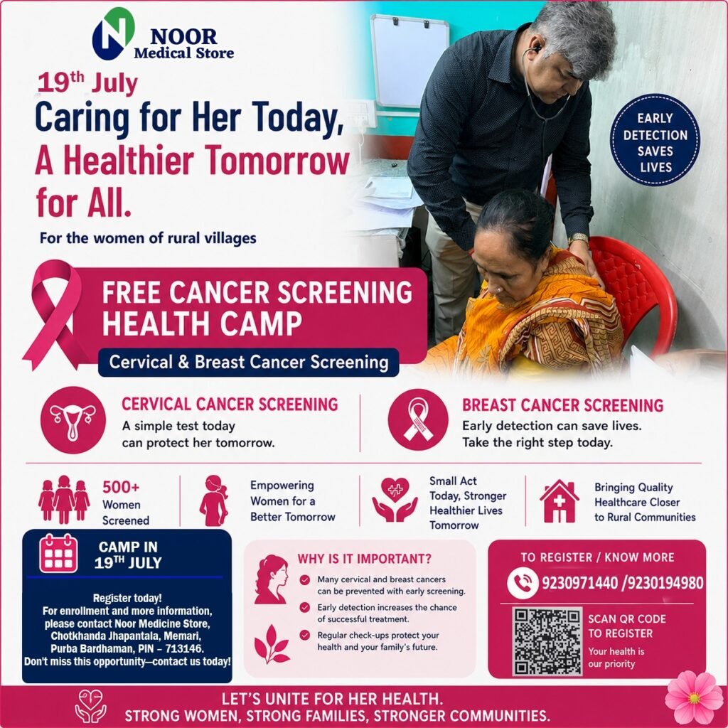 Farz Health and education trust cancer screening Camo for women