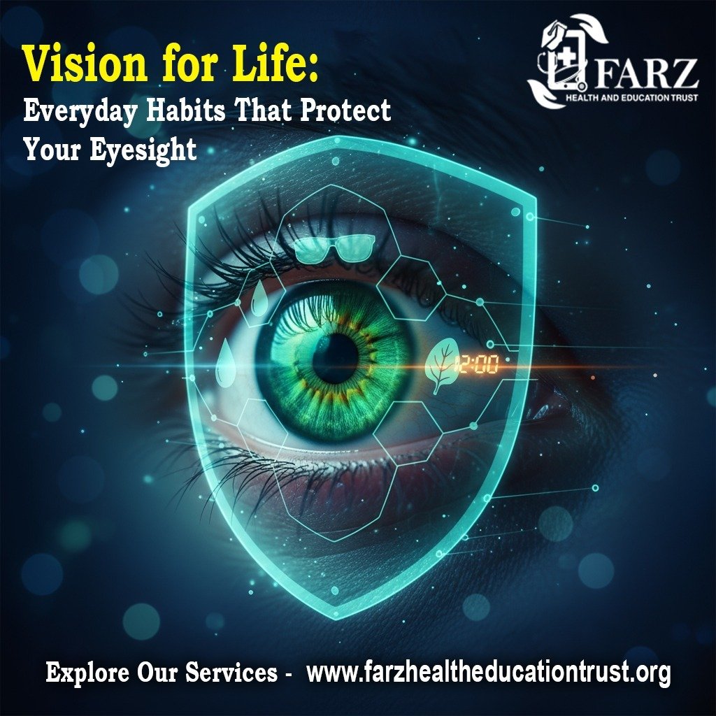 Vision for life everyday habits that protect your eyesight - eye health awareness by FARZ Health and Education Trust