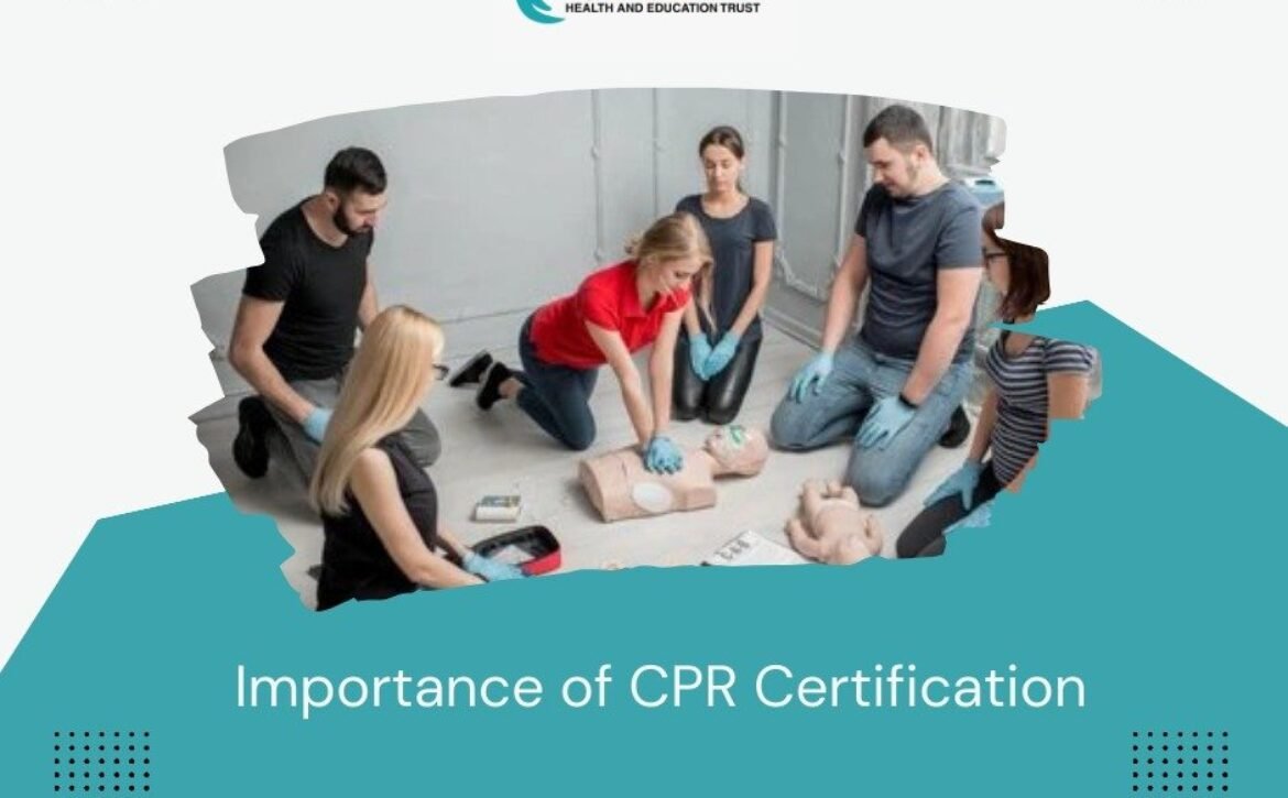 Group of people practicing CPR on mannequins during a training session