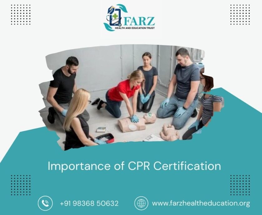 Group of people practicing CPR on mannequins during a training session