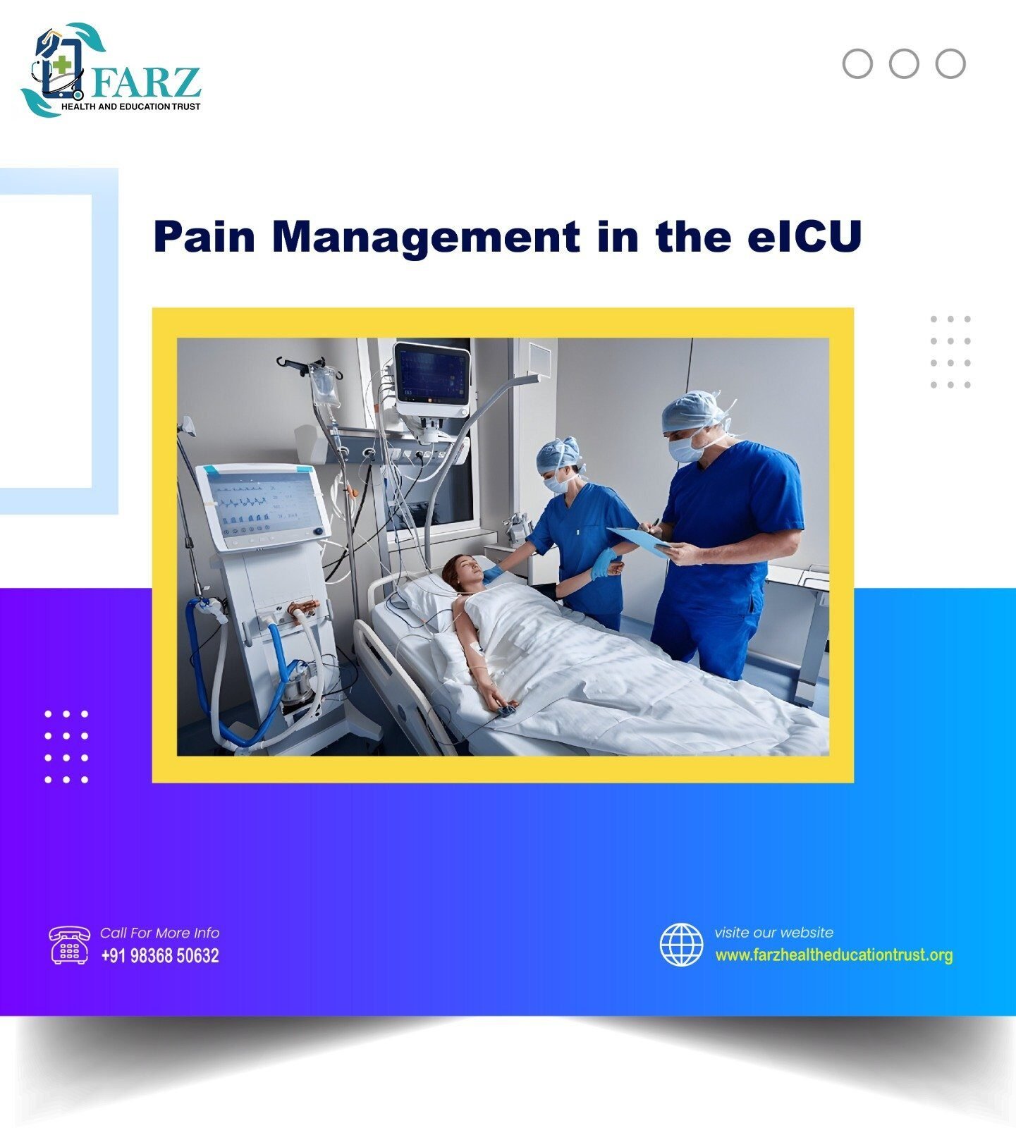 Healthcare professionals managing pain in the eICU
