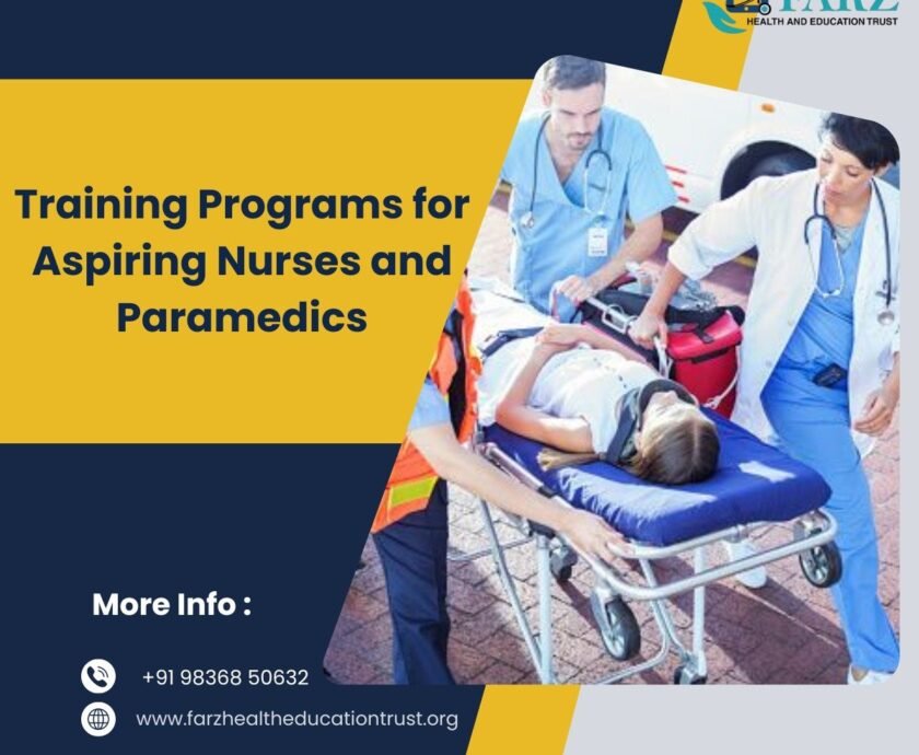 Nurses and paramedics attending to a patient on a stretcher.