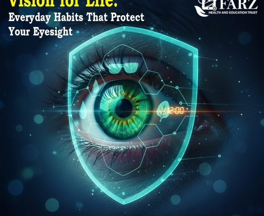 Vision for life everyday habits that protect your eyesight - eye health awareness by FARZ Health and Education Trust